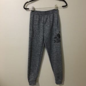 Adidas Gray sweat pants size medium 10/12 in kids